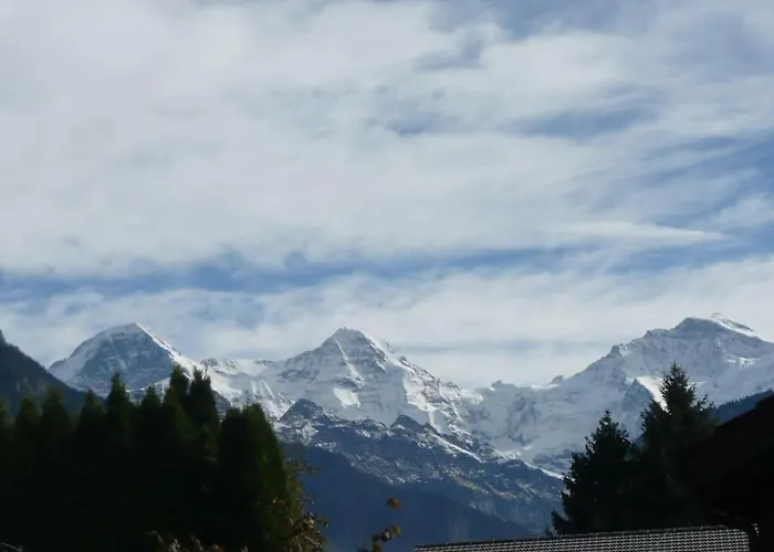 Swiss Traditional With Alpine Mtn View Chalé