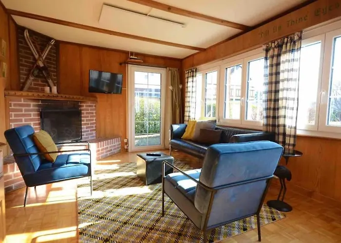 Swiss Traditional With Alpine Mtn View Chalé *